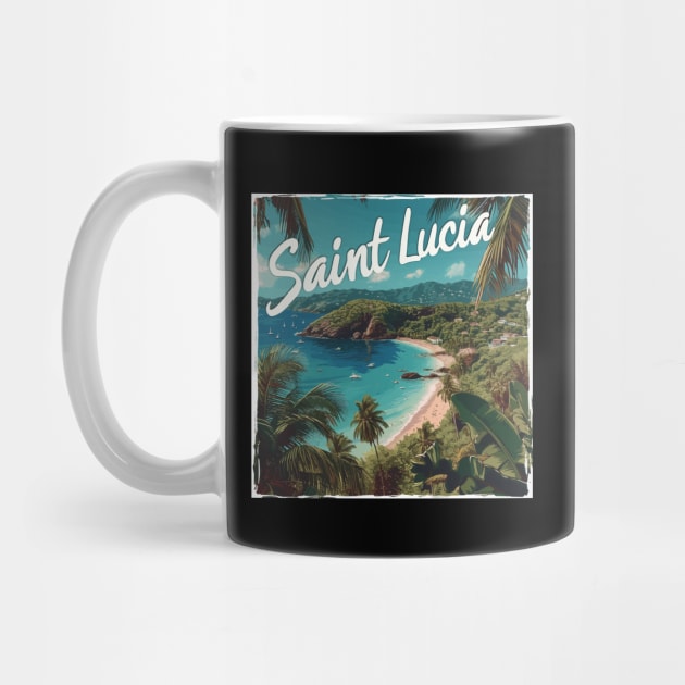 Saint Lucia (White Lettering) by VelvetRoom